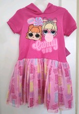 Size 7/8 Medium Girls Pink LOL