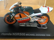 Clear Cased DeAgostini Superbike Honda NSR500 Michael Doohan 1998 1/24 Die Cast