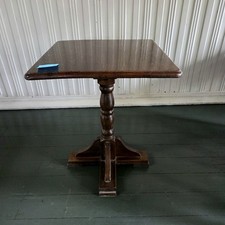 Antique Solid Wood Square Breakfast Bar Pub Cafe Bistro Table 61cm x 61cm