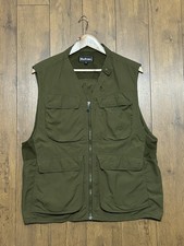 Rohan Jungle Expedition Vest Green Mens Medium outdoors gilet fishing C13 