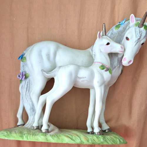 White unicorn mare foal - unicorn,