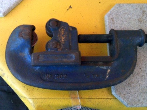 Record pipe cutter 2 - pipe, 1/8"-2"