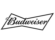 BUDWEISER VINYL STICKER FOR