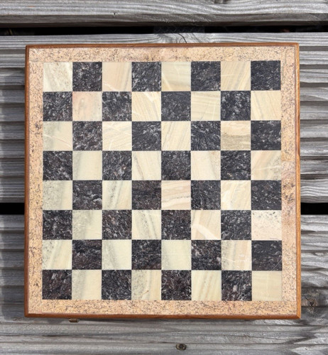 Folding wooden chess set - chess, with