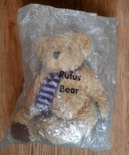 Avon Rufus Teddy Bear 26cm Brown Plush Kids Toy Vintage Collectable - New in Bag