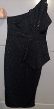 Boohoo Glitter One Shoulder