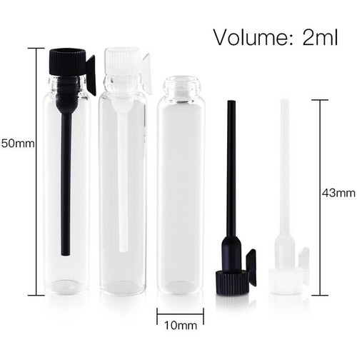 3ml empty mini glass - 1/2/3ml,