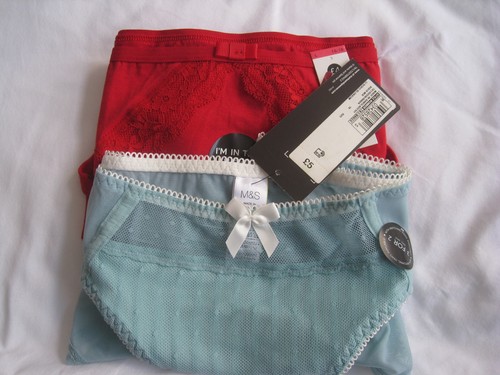 Knickers red high - x,