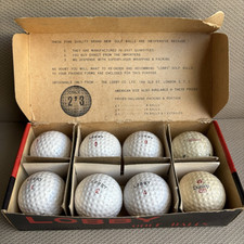 Lobby Antique Golf Balls X6 In