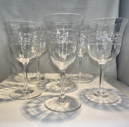 Crystal sherry glasses 6 - crystal,
