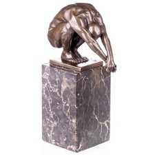 Bronze Sculpture Diver on