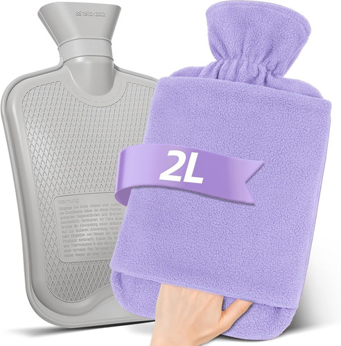 Hot water bottle fleece - hot,