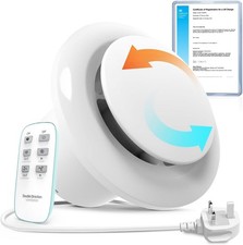 SBONNI Bathroom Extractor Fan 4 Inch / 100mm, Two-Speed, Two-Way Ventilation Fan