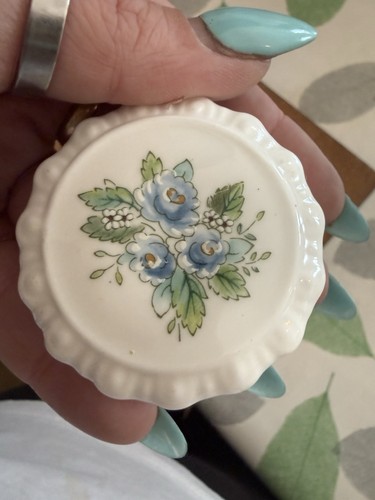 Vintage coalport trinket box - vintage,