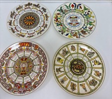 Wedgwood Collectable Calendar Plates - 13 plates some with Original Boxes