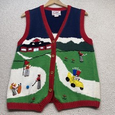 Cotton Salsa Golf Sweater Vest