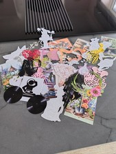 Assorted die cuts for card