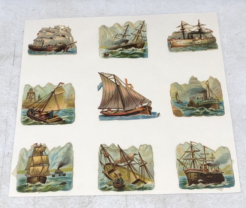 Lot victorian scrap of - 9,