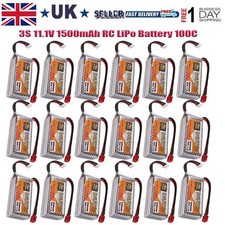 11.1V 1500mAh RC Boat LiPo Battery 100C T Plug RC Part for RC ar Drone Boat USA