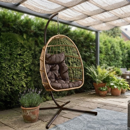Hanging egg chair rattan swing - chair,
