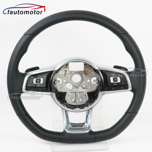 Full leather steering - steering, wheel