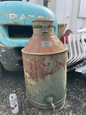 Old Vintage Paraffin/olive Oil Large Can Brass Tap