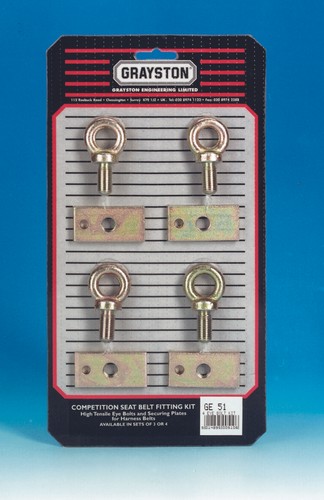 Competition seat belt kit 4 - seat,
