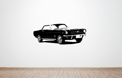 Ford mustang 1965 wall art - 1965,