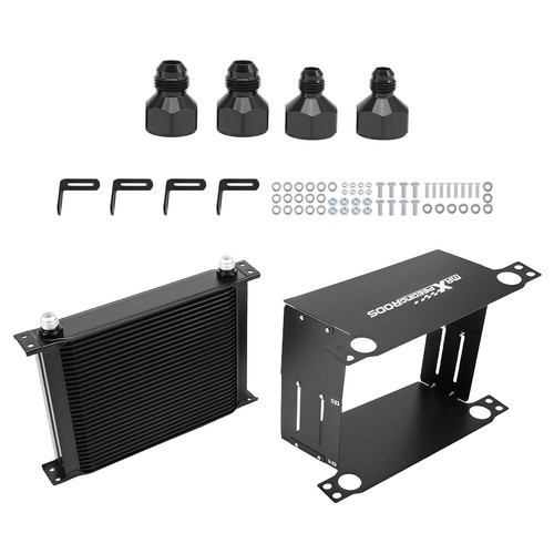 Row aluminium oil cooler - aluminium,