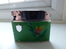 VINTAGE CROWN PETROL POCKET LIGHTER GOOD WORKING CONDITION