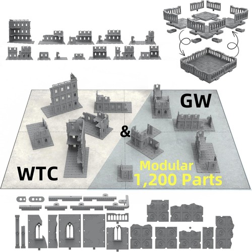 Alikids modular terrain ruin - terrain,