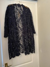 Jacques Vert Navy Lace Jacket