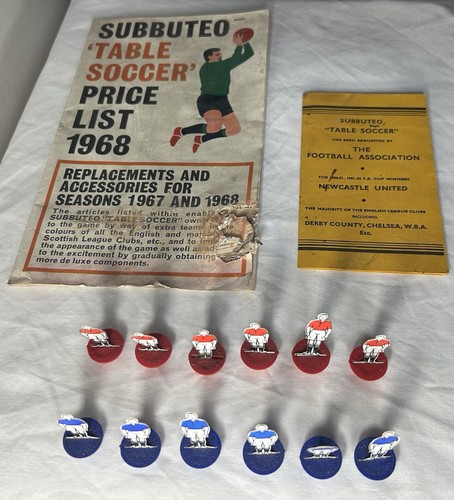 Subbuteo celluloid - 12, x