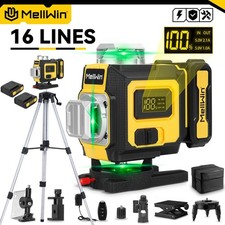 2025 4D 16 Lines Laser Level 360° Green Auto Self Leveling Rotary Cross Measure