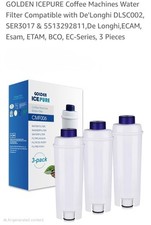Ice Pure Golden Coffee Machine Water Filter CMF006  X 3 Inc Postage
