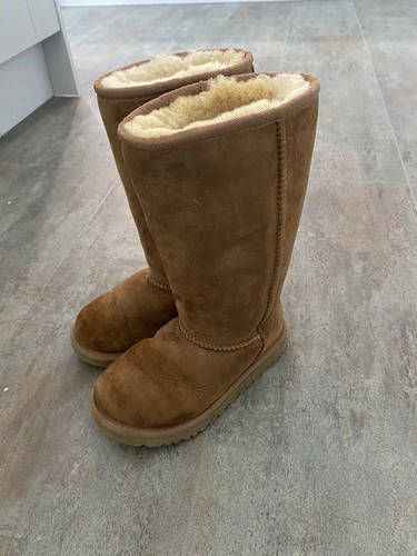Ugg boots leather - boots, tall