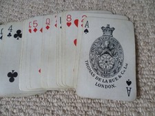 VINTAGE PLAYING CARDS - Thomas De La Rue & Co Ltd London - LOOK!