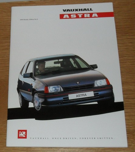 Vauxhall astra brochure 1990 - brochure,