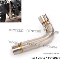 Exhaust Mid Link Pipe Connect Pipe Modified System for Honda CBR600RR 2007~2023