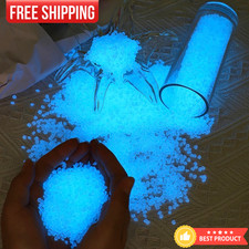 Glow In The Dark Garden Stones Pebbles Luminous for Home & Yard, Aquarium Decor