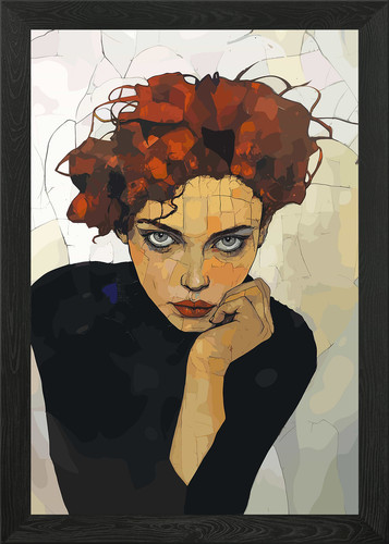 Strong redhead woman - strong,