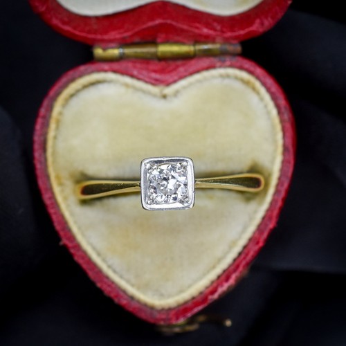 Antique 30ct old cut diamond - old,