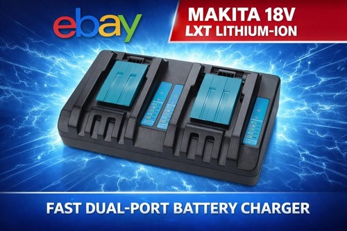 Dual fast charger for makita - dual,