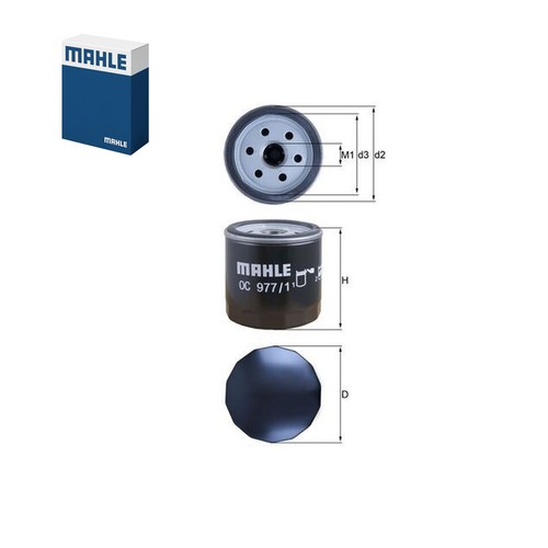 Mahle engine oil filter - mahle, fits