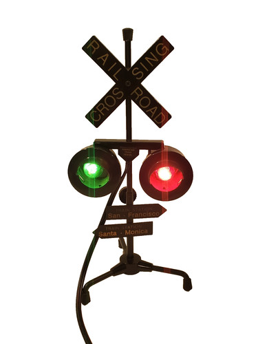 Railroad crossing signal - railroad,