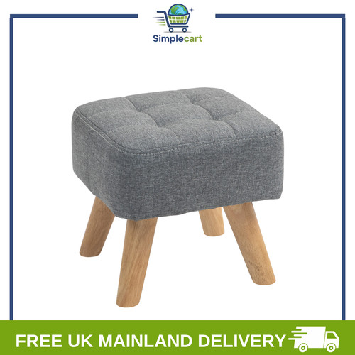 Footstool with wood - footstool,