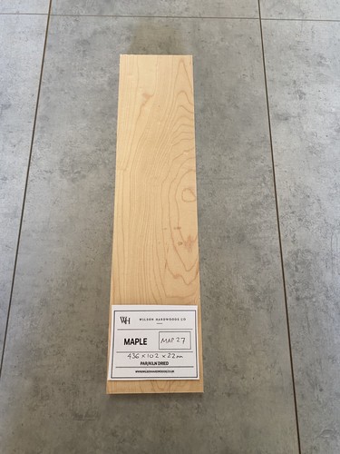 436x102x22mm maple par solid - maple,