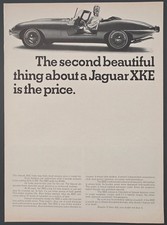 1967 PRINT AD Jaguar XKE
