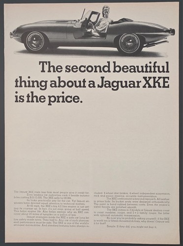 1967 print jaguar xke - print,