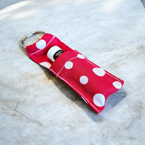 Red polka dot - dot, balm